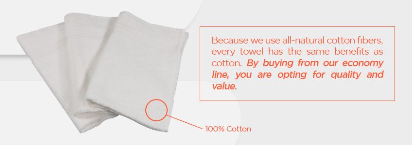 buying from the economy line of towels at Towel Super Center means you opt for quality and value
