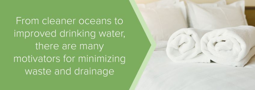 From cleaner oceans to improved drinking water, there are many motivators for minimizing waste and damage