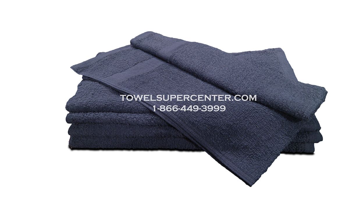 Premium Navy Blue Hand Towels Wholesale