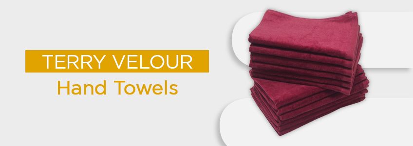 terry velour hand towels from Towel Super Center