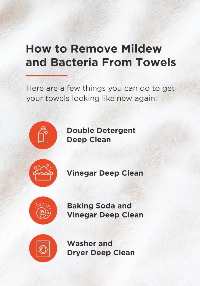 how to remove mildew and bacteria