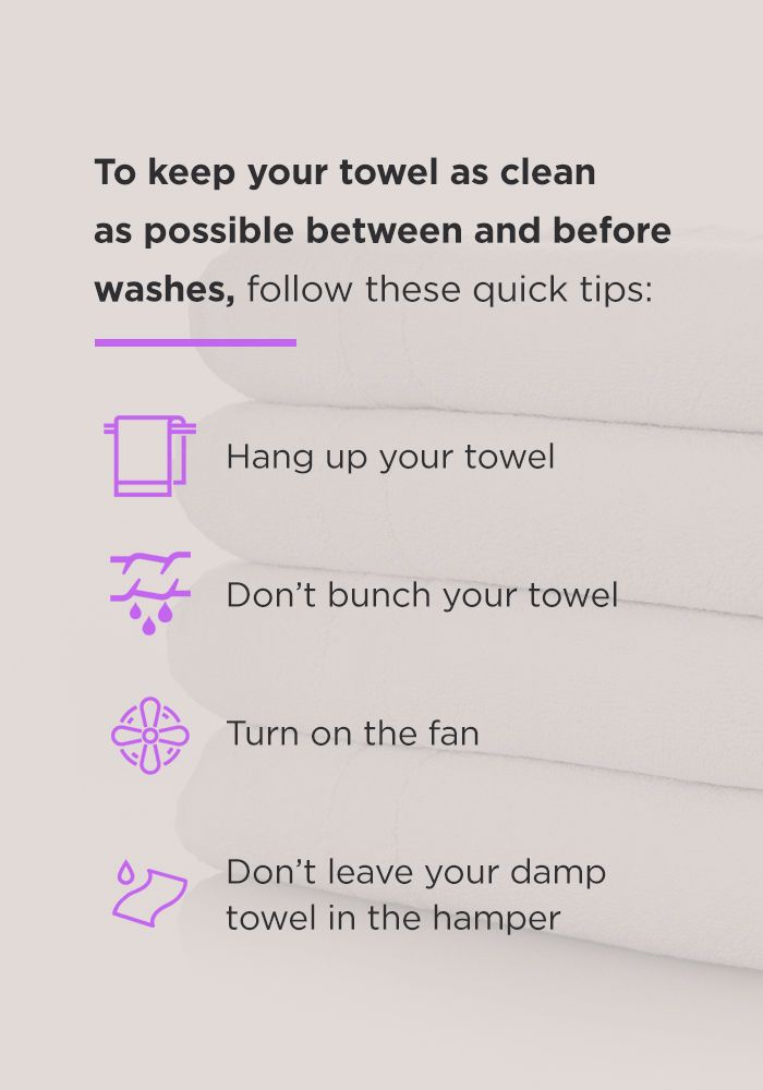 tips to keep your towel clean