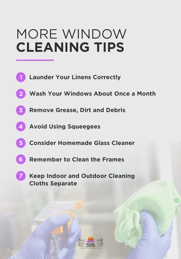More Window Cleaning Tips