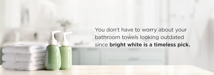 Option #1: White Bath Towels