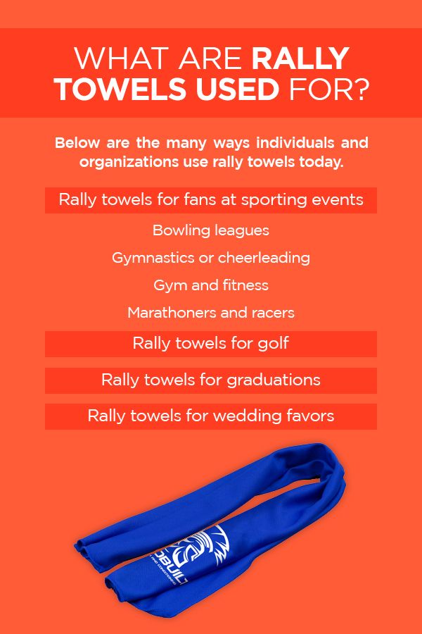 What Are Rally Towels Used For?