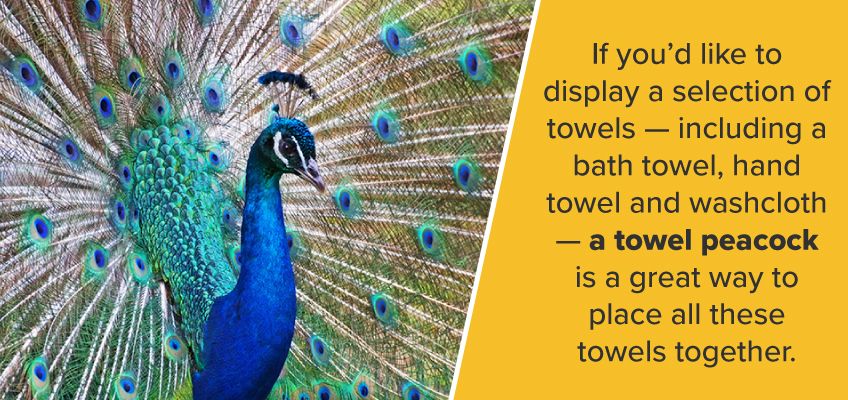 Towel Peacock