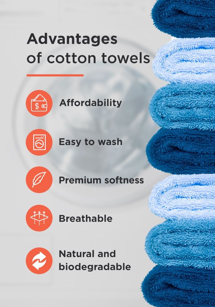 advantages of cotton towels