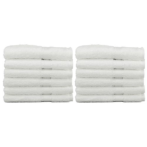 Premium Plus 100% Cotton Wholesale White Washcloths