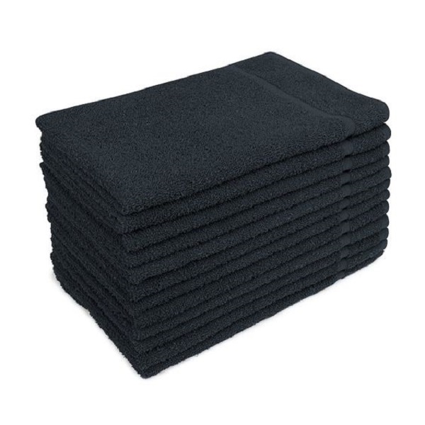 Wholesale Black Hand Towels - 16X30