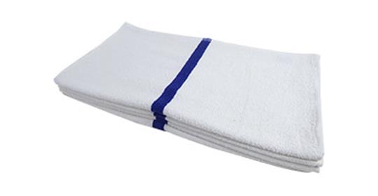 Wholesale Blue Stripe Bath Towels