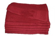 100% Cotton Premium Wholesale Burgundy Hand Towels