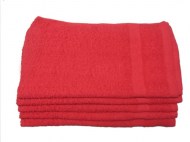 Premium 100% Cotton Wholesale Red Hand Towels
