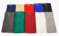 Tri-Fold Golf towels 16X24 100% cotton 