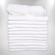 Economy White Hand Towels Wholesale