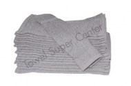 Silver Grey Washcloths Premium 100% Cotton Wholesale  