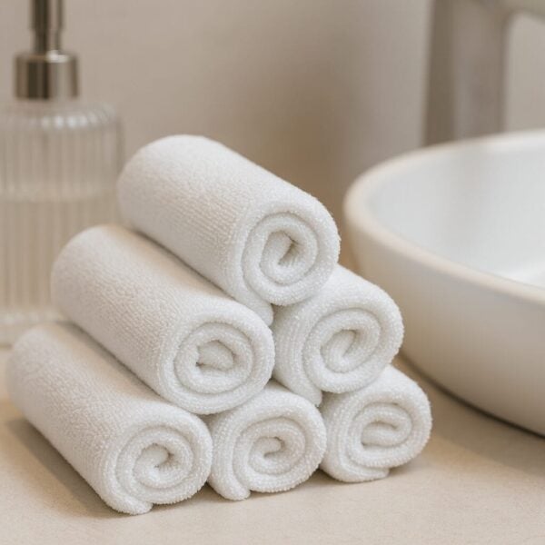 11x18-White Fingertip towels 100% cotton - Image 3