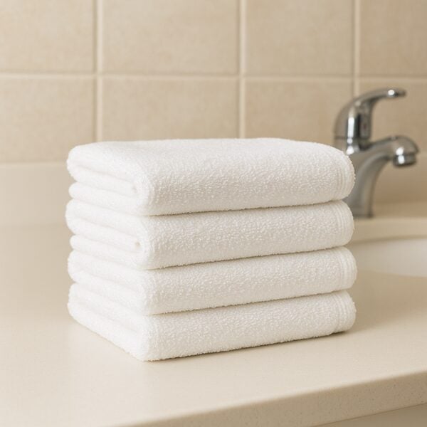 Premium Plus 100% Cotton Wholesale White Hand Towels