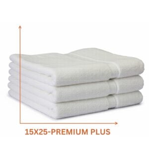 Premium Plus 100% Cotton Wholesale White Hand Towels