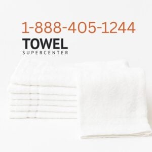 15x25 Premium Plus white hand towels made from 100% cotton
