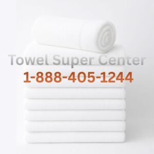 Economy 16x27 white hand towels for gyms and fitness centers