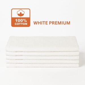 Premium 100% Cotton Wholesale White Hand Towels