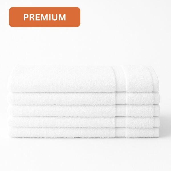 Premium White Hand Towels Wholesale