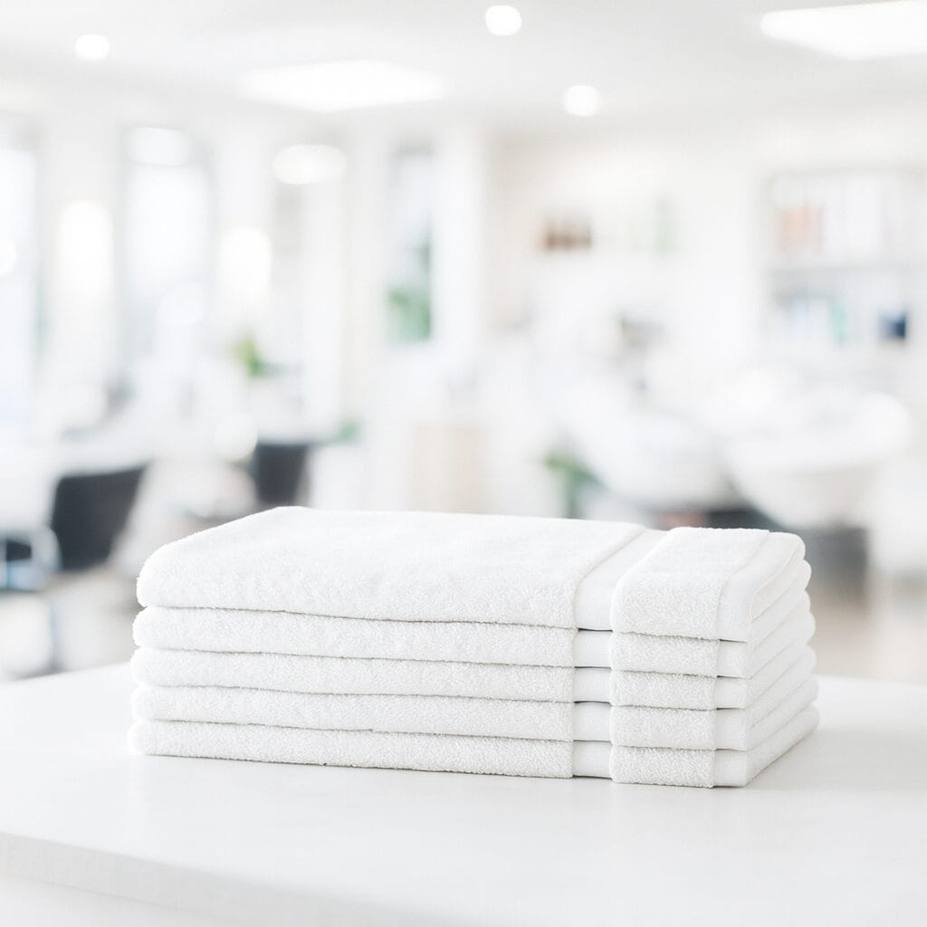 16x27- Premium White Hand towels Blended - Image 2