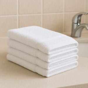 Premium White Hand Towels Wholesale