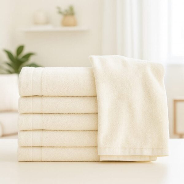 Professional 16×27 salon towels in white