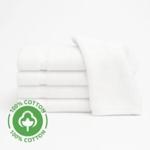 Premium Plus 100% Cotton Wholesale White Hand Towels