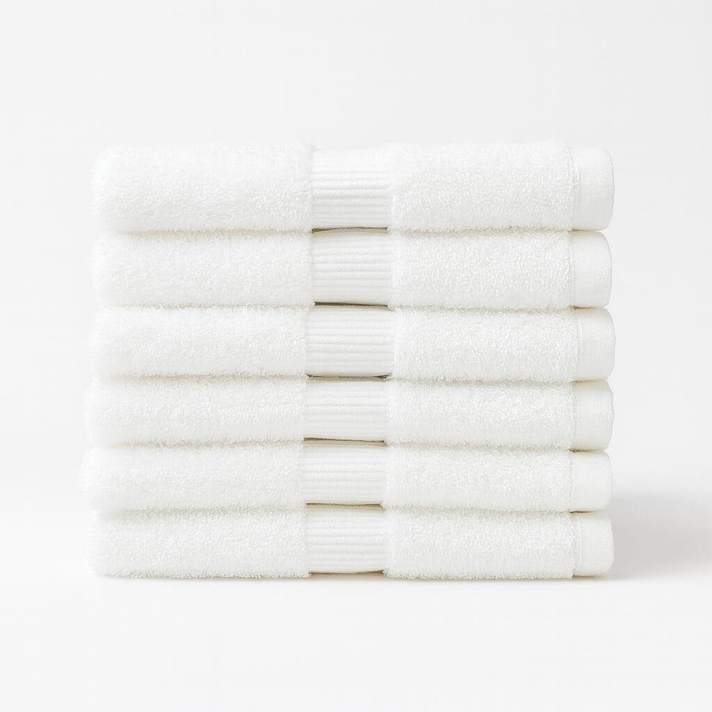 100% Cotton Wholesale White Hand Towels