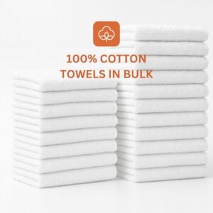 20x40- White Wholesale Bath Towels