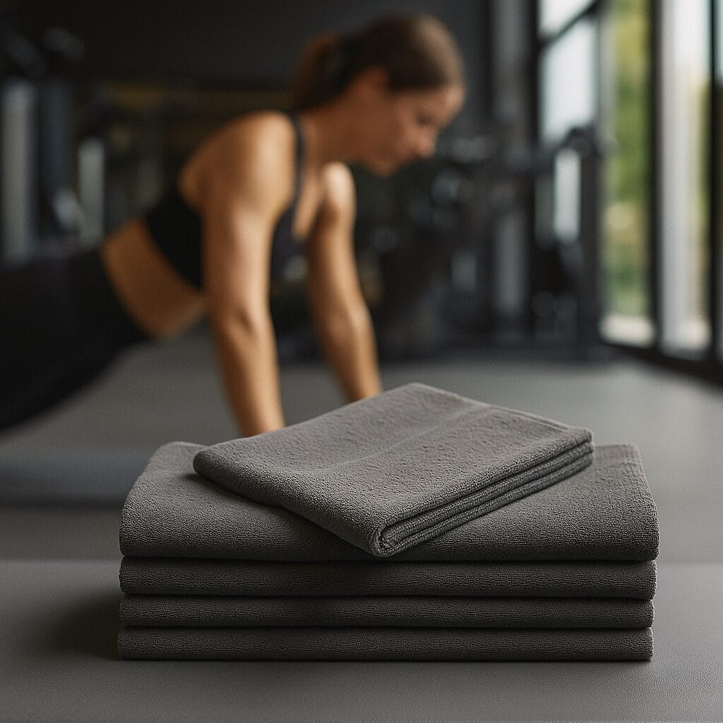 22x44-Premium Charcoal Grey Bath towels 100% Cotton - Image 2