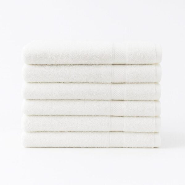 Premium 100% Cotton Wholesale White Bath Towels