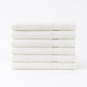 Premium 100% Cotton Wholesale White Bath Towels