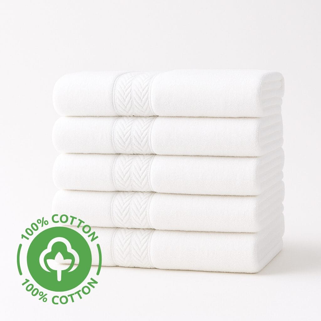 27x54 premium gym bath towels made from high-quality cotton