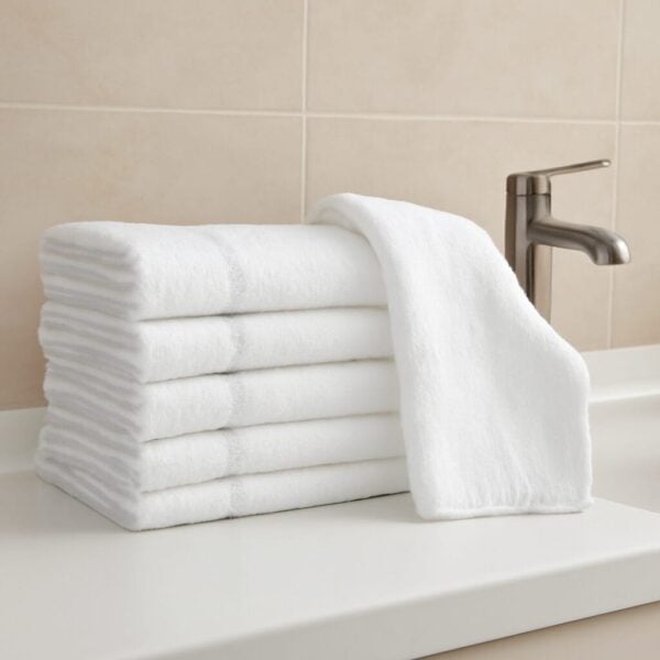 Premium Plus 100% Cotton Wholesale White Hand Towels