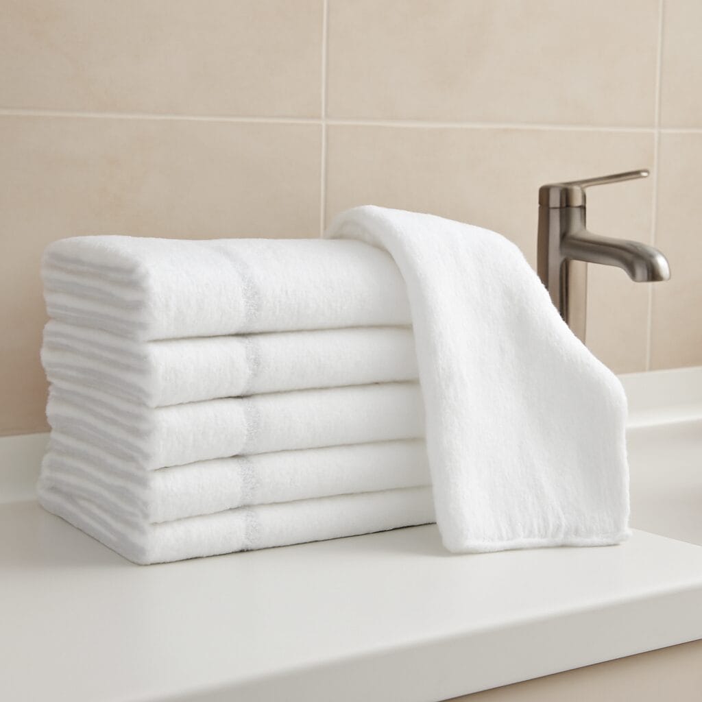 Premium Plus 100% Cotton Wholesale White Hand Towels