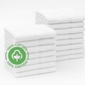 100% Cotton Wholesale White Bath Towels