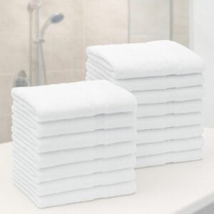 100% Cotton Wholesale White Bath Towels