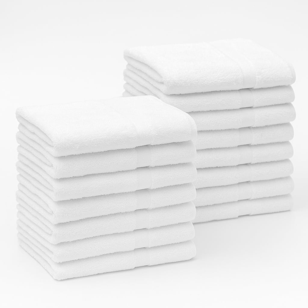 100% Cotton Wholesale White Bath Towels
