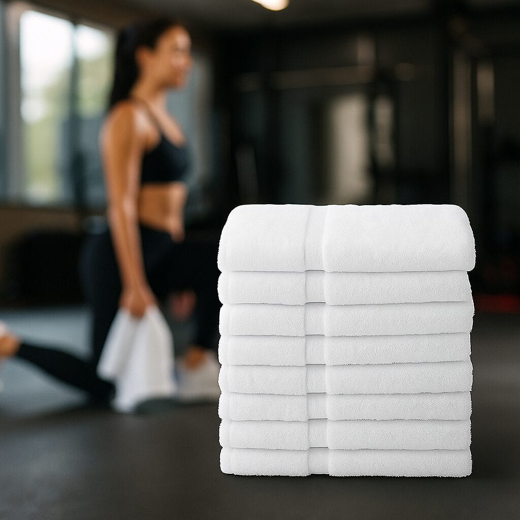 Premium 100% Cotton White Wholesale Bath Towels