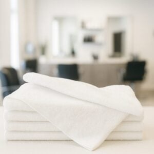 Wholesale 15×25 white premium salon towels made from 100% cotton