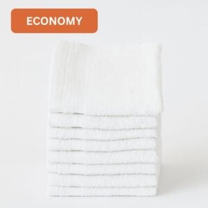 11x11 white washcloths economy grade 100 percent cotton