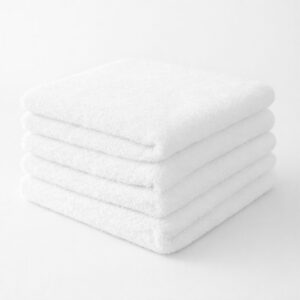 Anchor 100% Cotton Reclaimed Bath Towels 20x40 | 12-Pack (Dozen) White