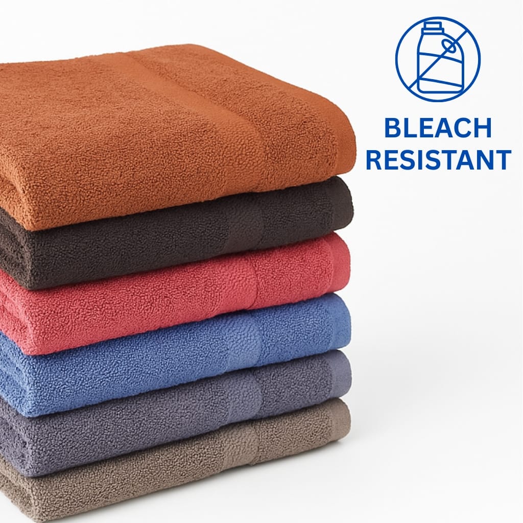 13x13 bleach-resistant washcloth towels made from 100% cotton