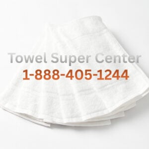 Premium White Washcloths Wholesale