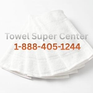 13x13 premium white washcloths made from 100% cotton