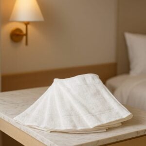 soft 100% cotton white washcloth 13x13 for hotels and spas