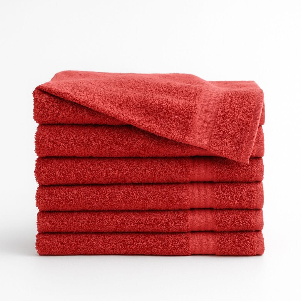 burgundy hand towels 15x25 inches made of 100% cotton